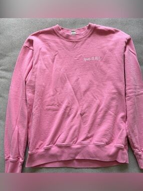 Sporty & Rich Pink Crewneck Sweatshirt